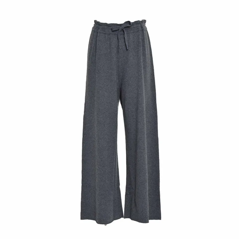 Jil Sander+ J40KA0017 pantalone antracite 32 cashmere