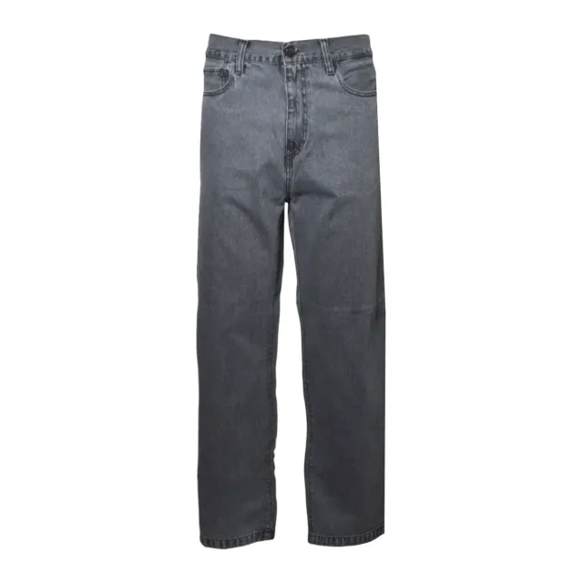 Carhartt WIP Landon I030468 jeans uomo nero lavato cotone
