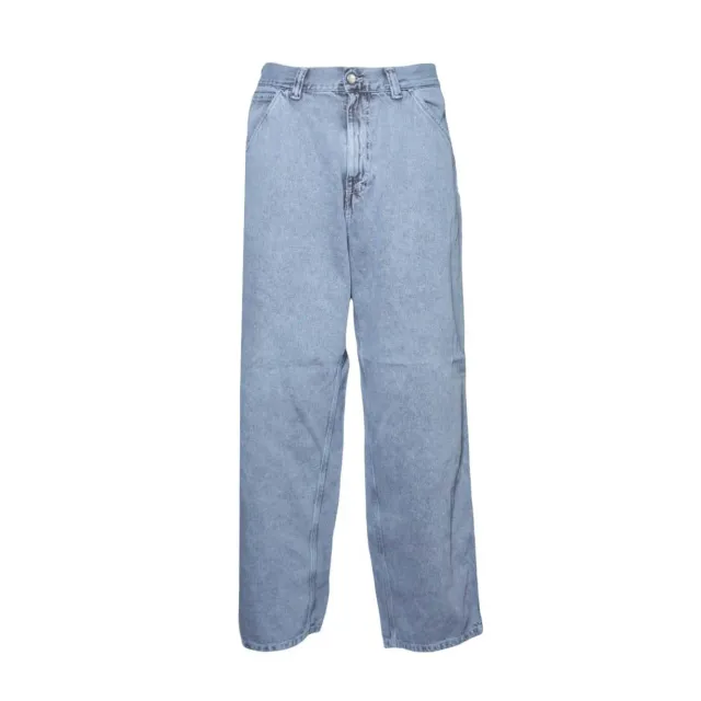 Carhartt WIP Single Knee I035819 jeans Smithtown blu cotone