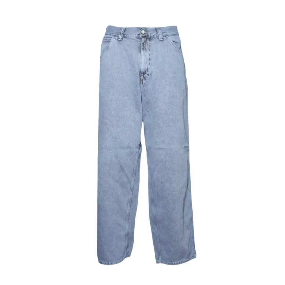 Carhartt WIP Single Knee I035819 jeans Smithtown blu cotone
