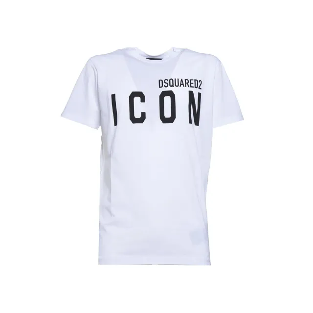 Dsquared2 S79GC0003S23009 t-shirt cotone bianca Icon