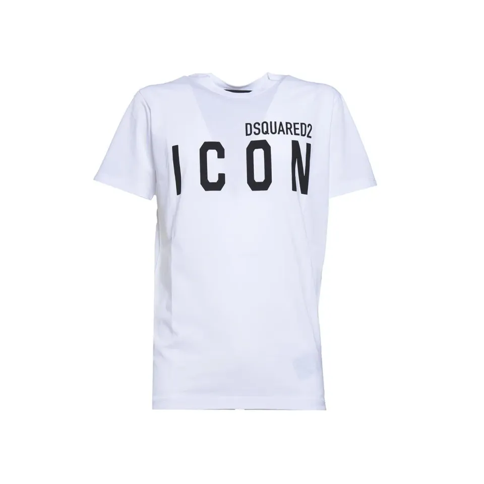 Dsquared2 S79GC0003S23009 t-shirt cotone bianca Icon