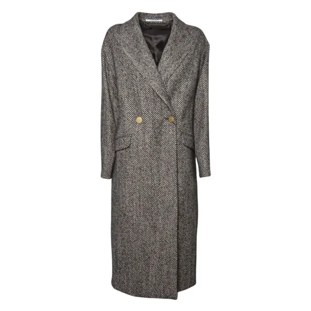 Tagliatore Linden340364S26I469MET150 cappotto lana donna