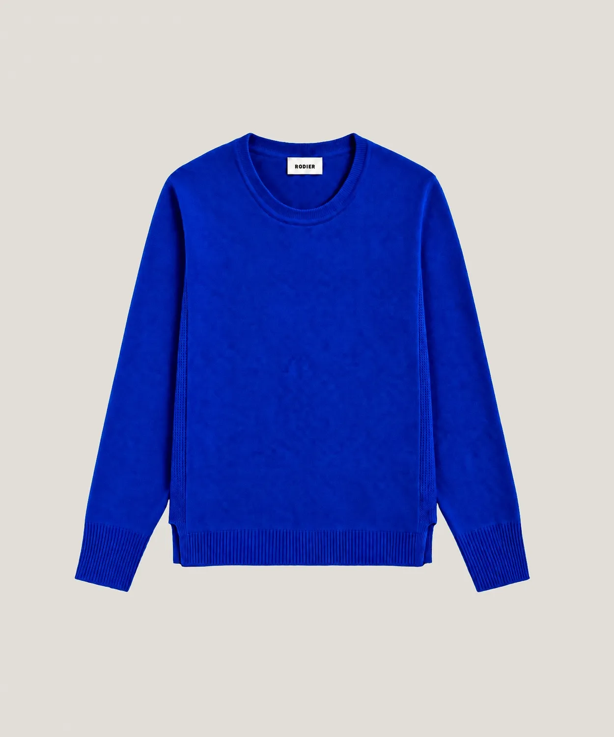 Rodier girocollo maglione in cashmere oltremare