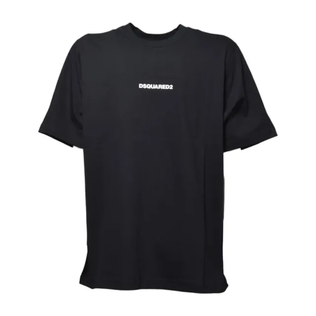 Dsquared2 Junior DQ2823D004G t-shirt nera cotone