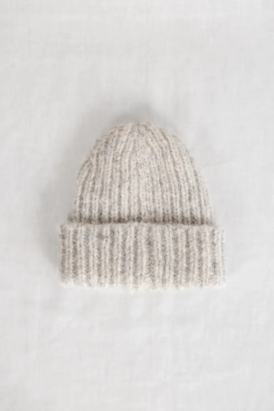 Jyoti Anatico berretto baby alpaca grigio chiaro