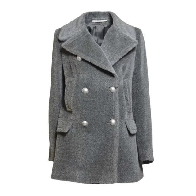 Tagliatore Blanched cappotto grigio 46 lana vergine