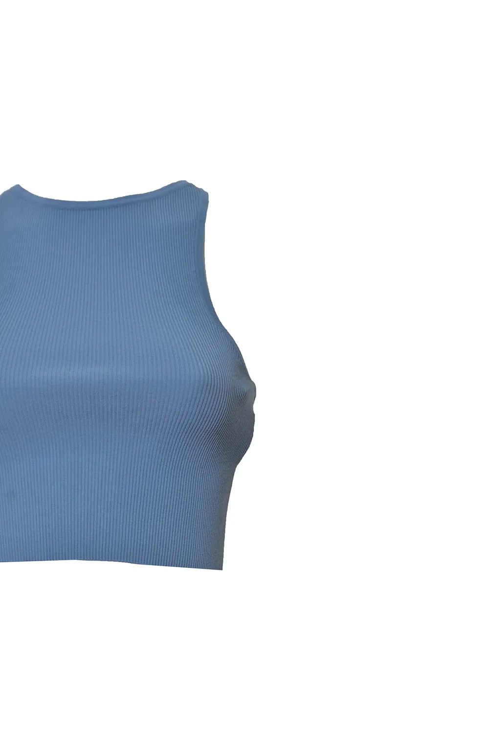 Max Mara Turku 2313611938600 top azzurro viscosa M