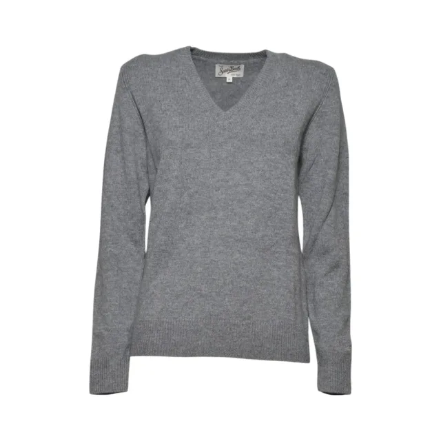 Saint Barth Pigalle maglione grigio melange donna