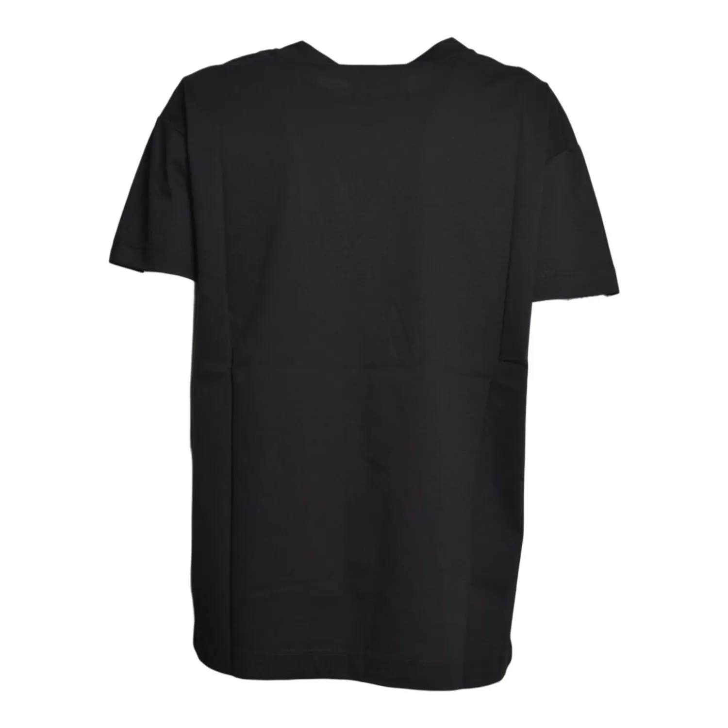 SoloTre M1AB0192A99 t-shirt cotone nero