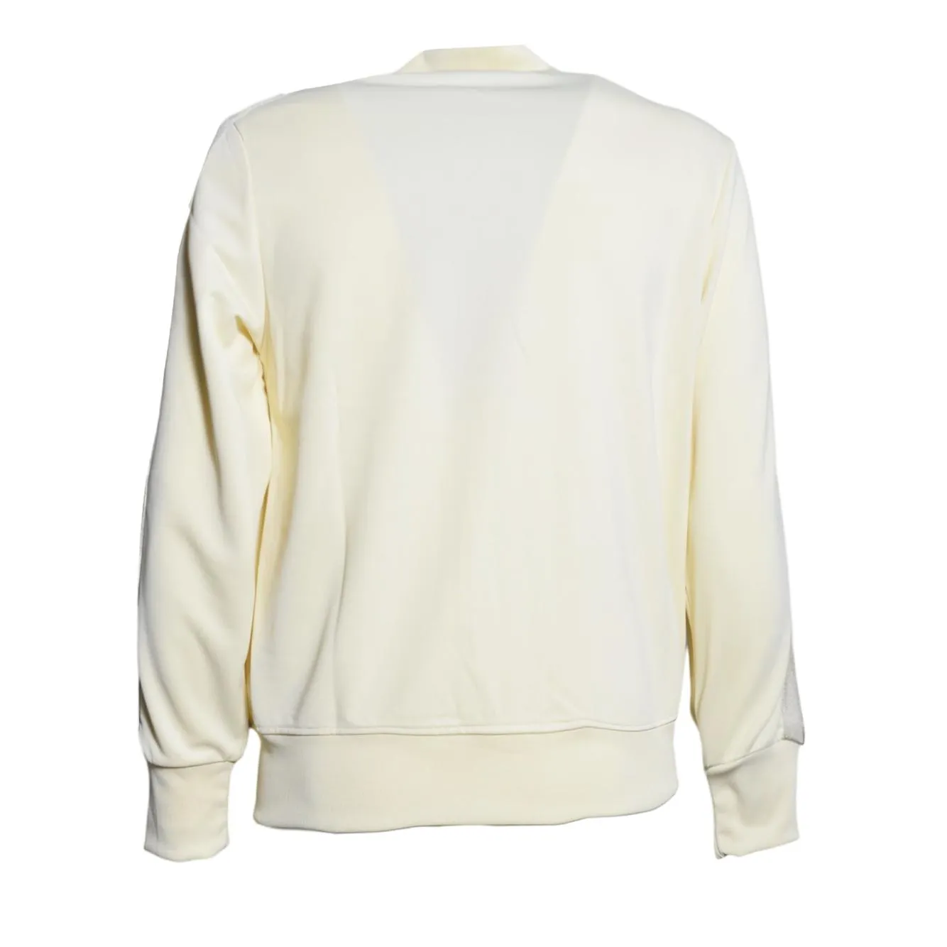 Palm Angels PMBD058S26FAB002 felpa zip panna track XS