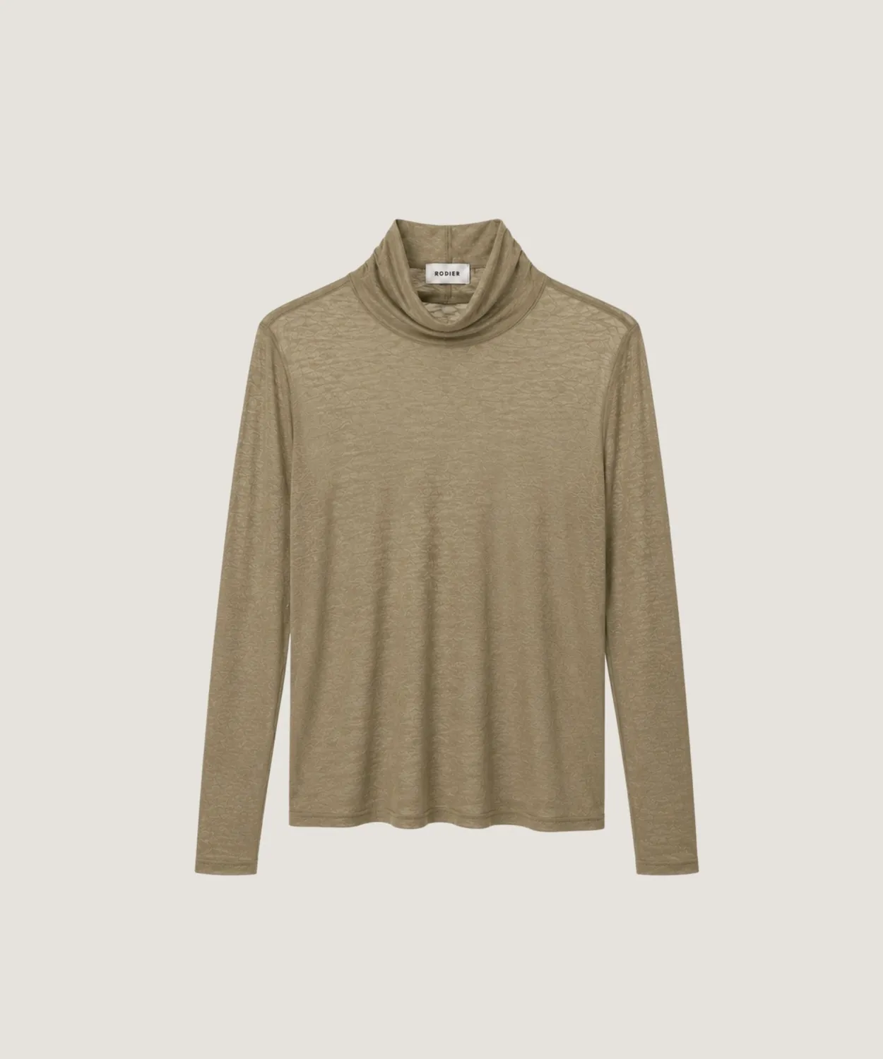 Rodier T-Shirt Collo Alto Maglia Talpa S Morbida