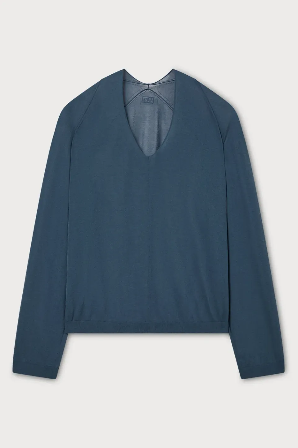 Ports 1961 V-Neck Knit maglia scollo a V orion blue