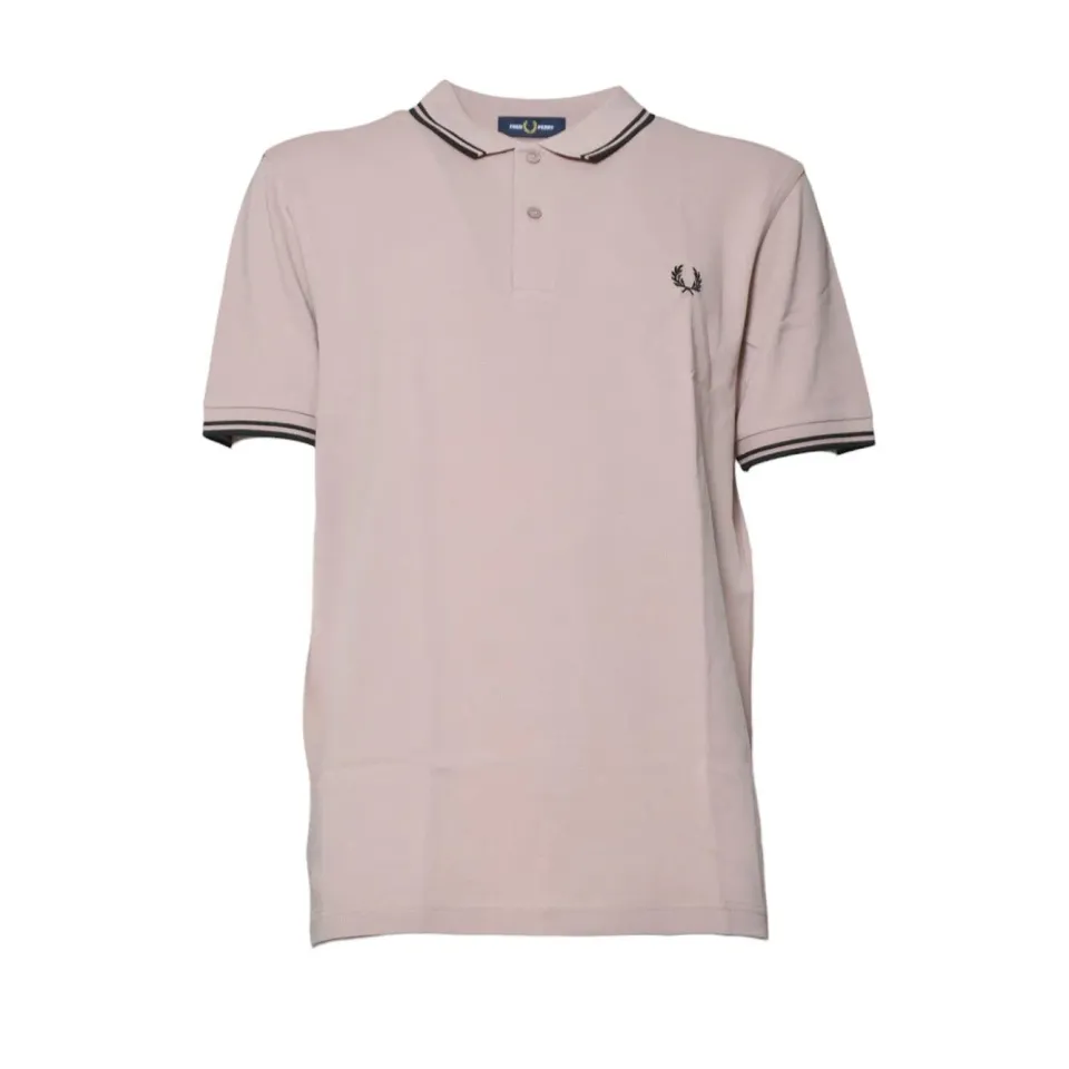 Comme des Garçons Shirt FOT501S25 polo uomo rosa righe