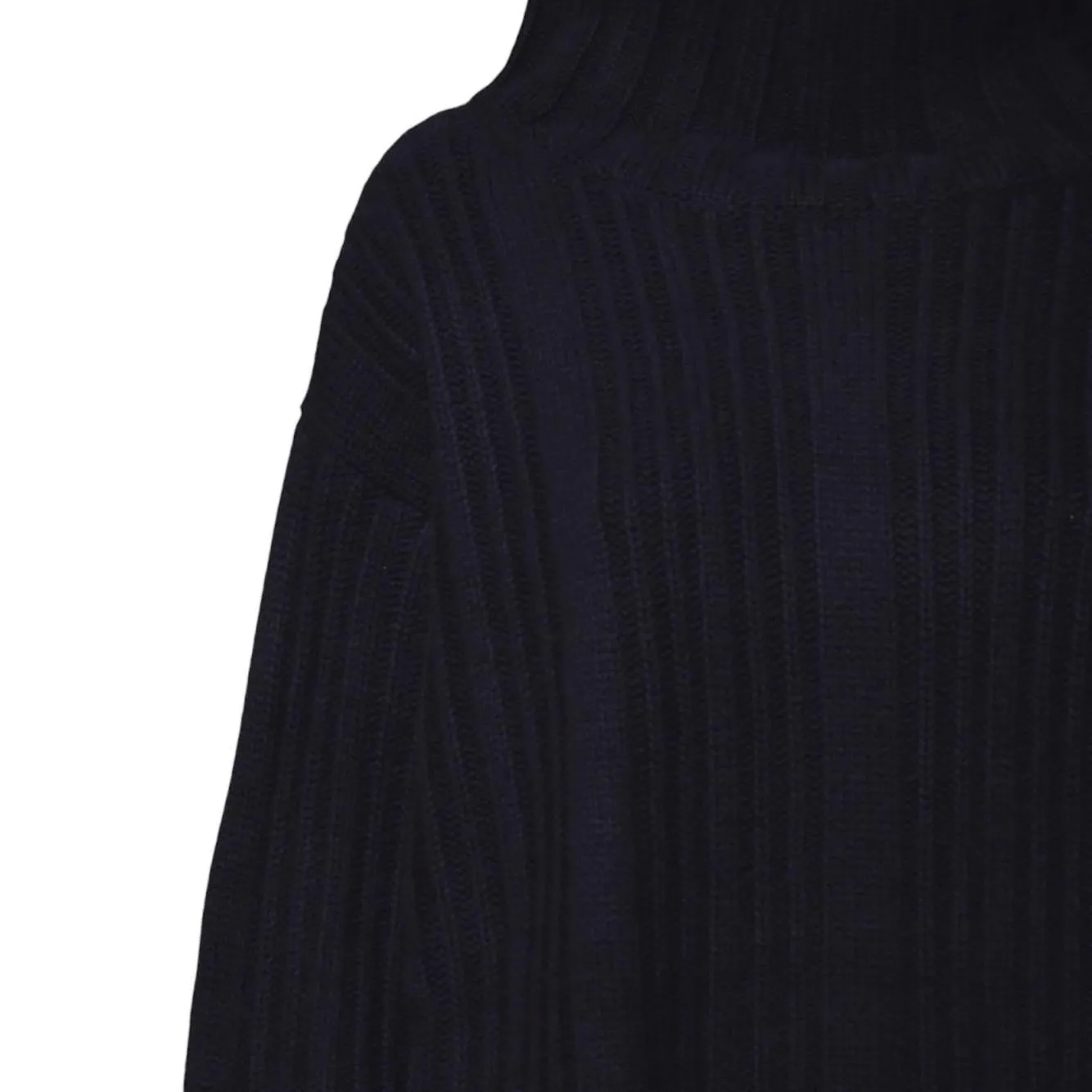 Max Mara Vitalba dolcevita blu L lana cashmere