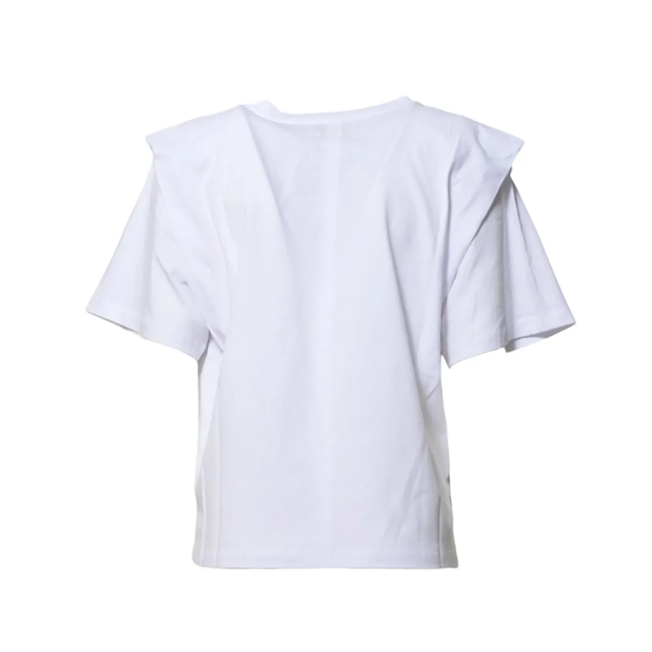 Isabel Marant Zelitos TS0041FAA1N41I t-shirt bianca cotone