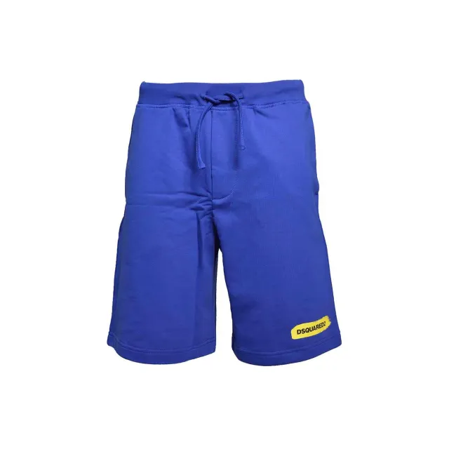 Dsquared2 Junior DQ2093 bermuda blu logo cotone