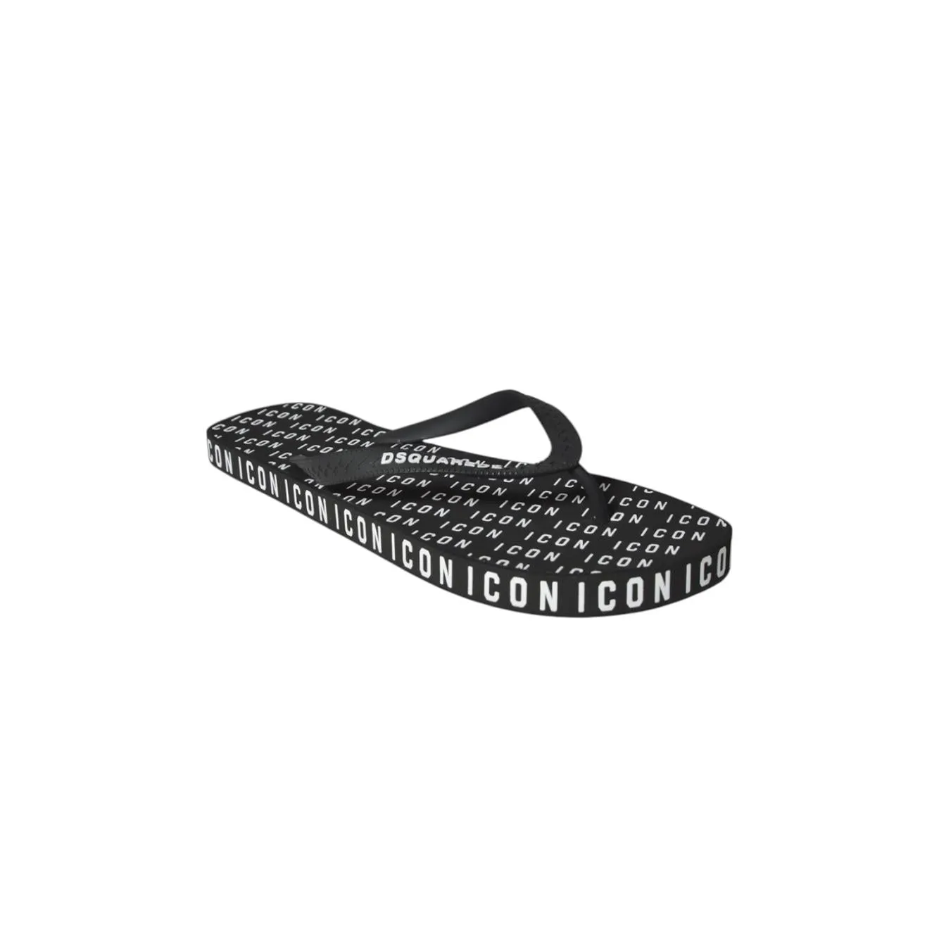 Dsquared2 infradito gomma ciabatte logo nere uomo
