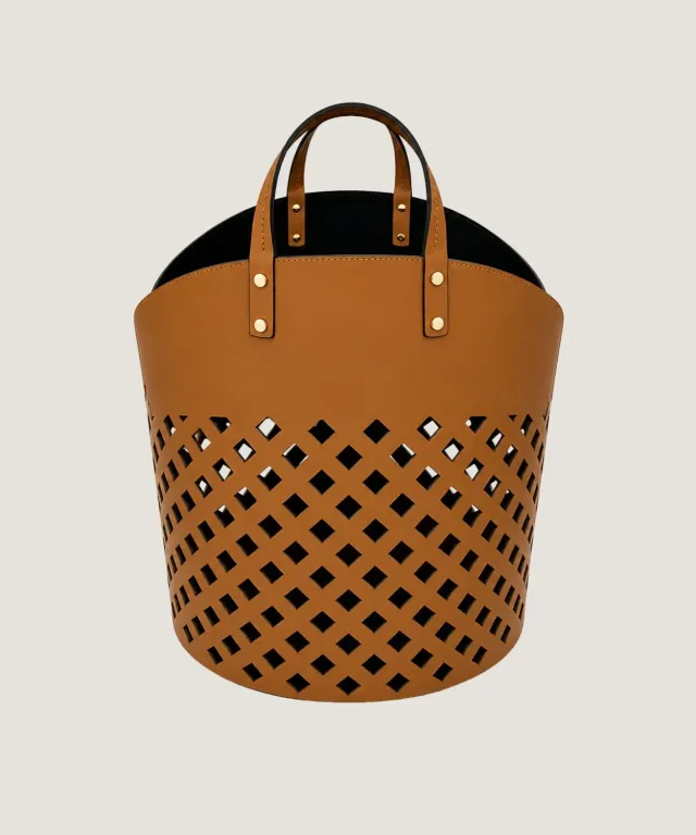 Rodier Véronique borsa secchiello pelle cammello