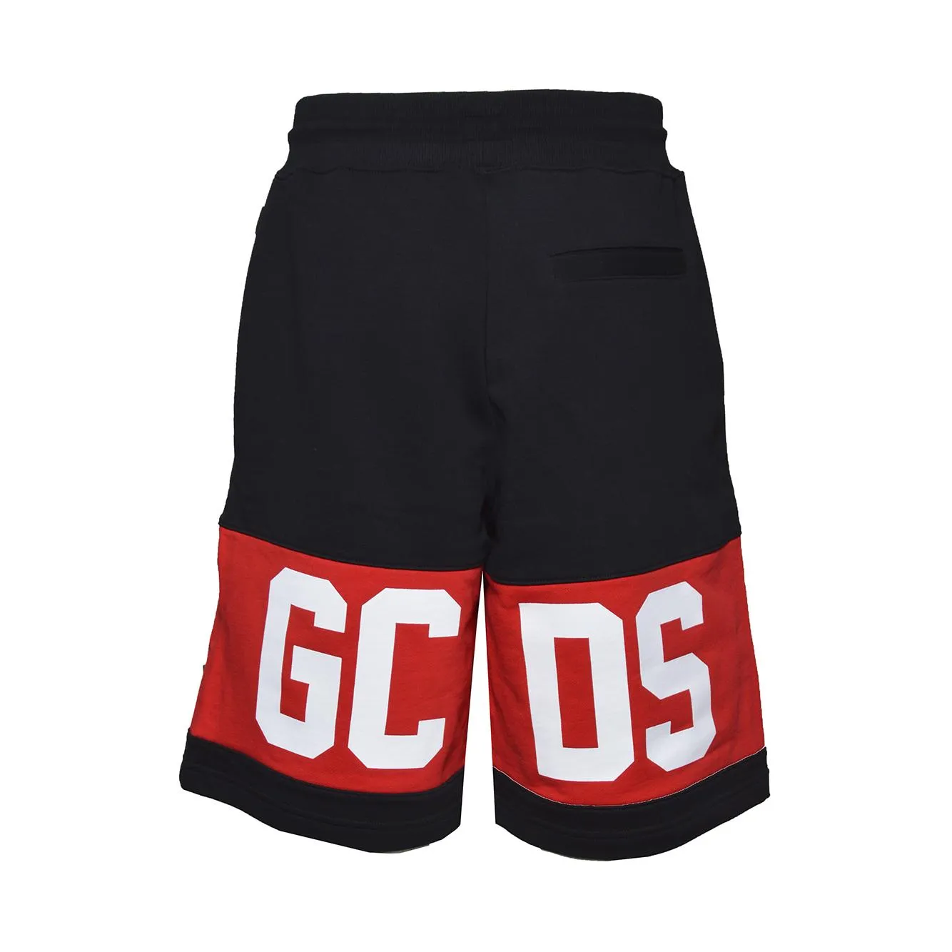 Gcds Z0MLQL228F004 Band Logo bermuda nero rosso