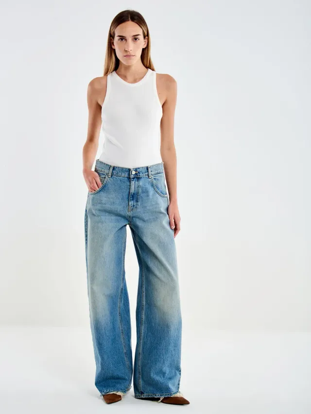 Vicolo Icon Mia jeans baggy vintage blu chiaro S