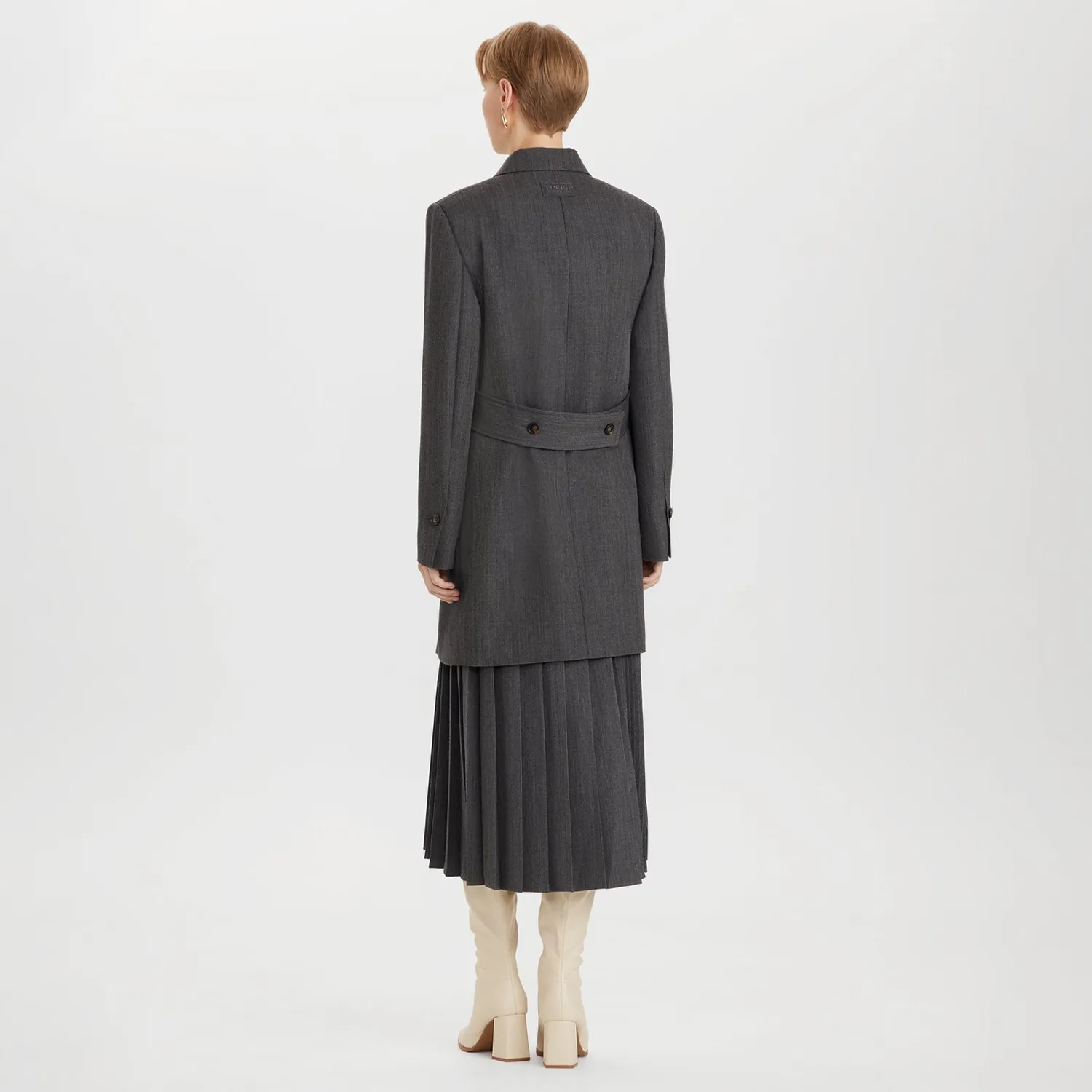 PORTS Coat PW426CDB02 cappotto lana monopetto lungo