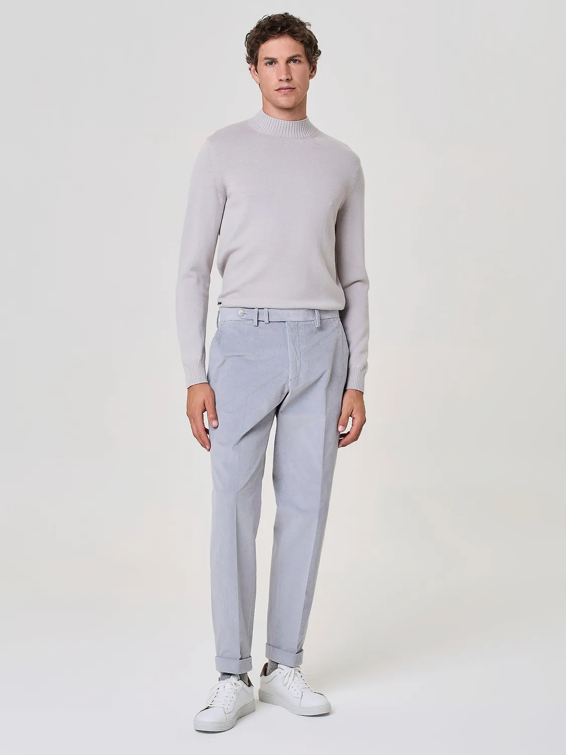 Paul Taylor Sartoriale millerighe pantalone sky