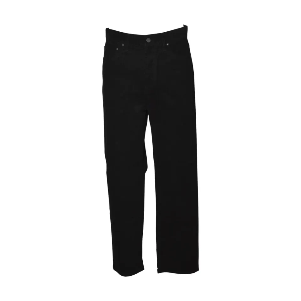 Carhartt WIP Aaron Pant Ford pantaloni velluto nero lavato