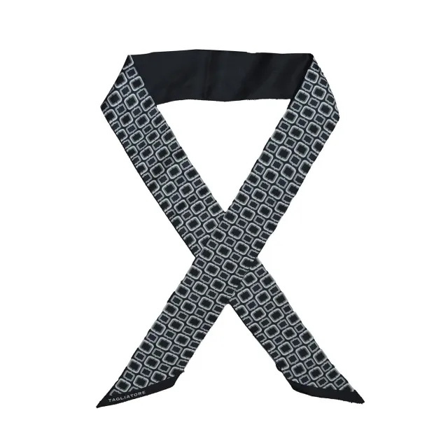 Tagliatore FOULARD8TDNTE260126E343 foulard nero seta