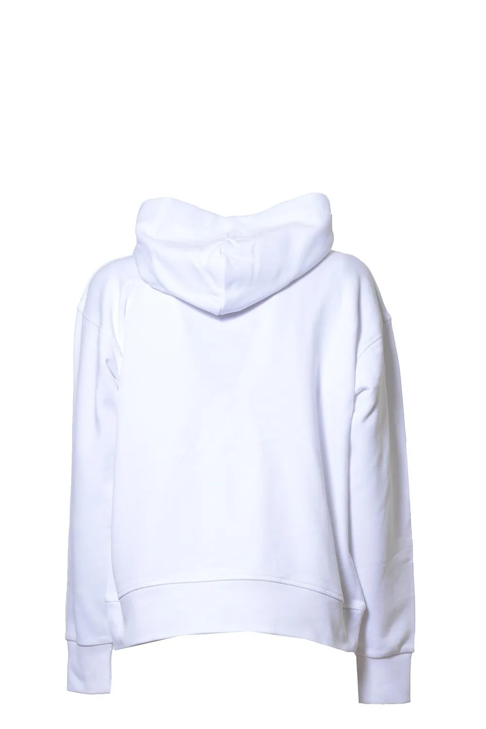 Dsquared2 Junior DQ1782D0A4D felpa cappuccio bianca