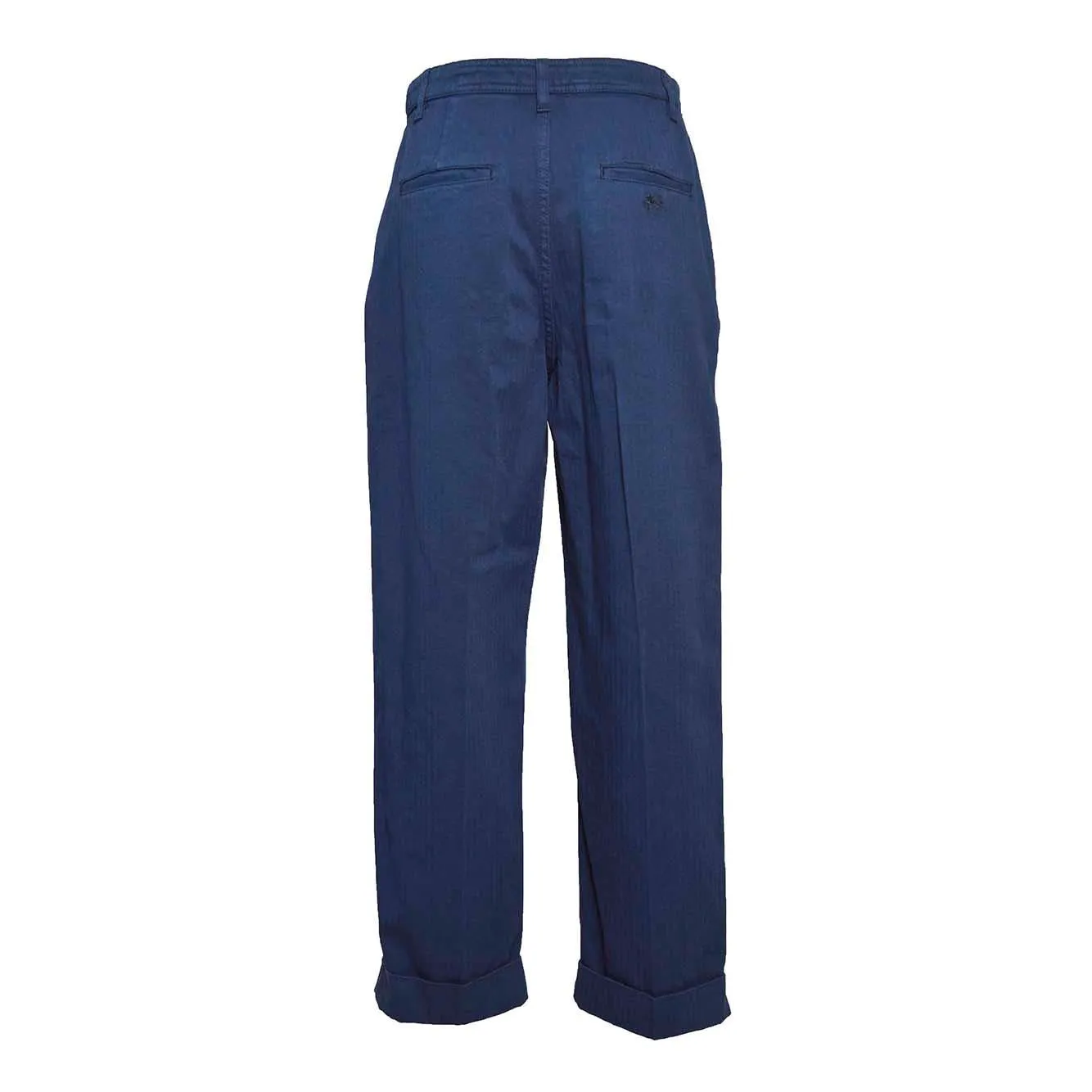 Etro WREA0018AC169 pantalone denim blu spinato donna