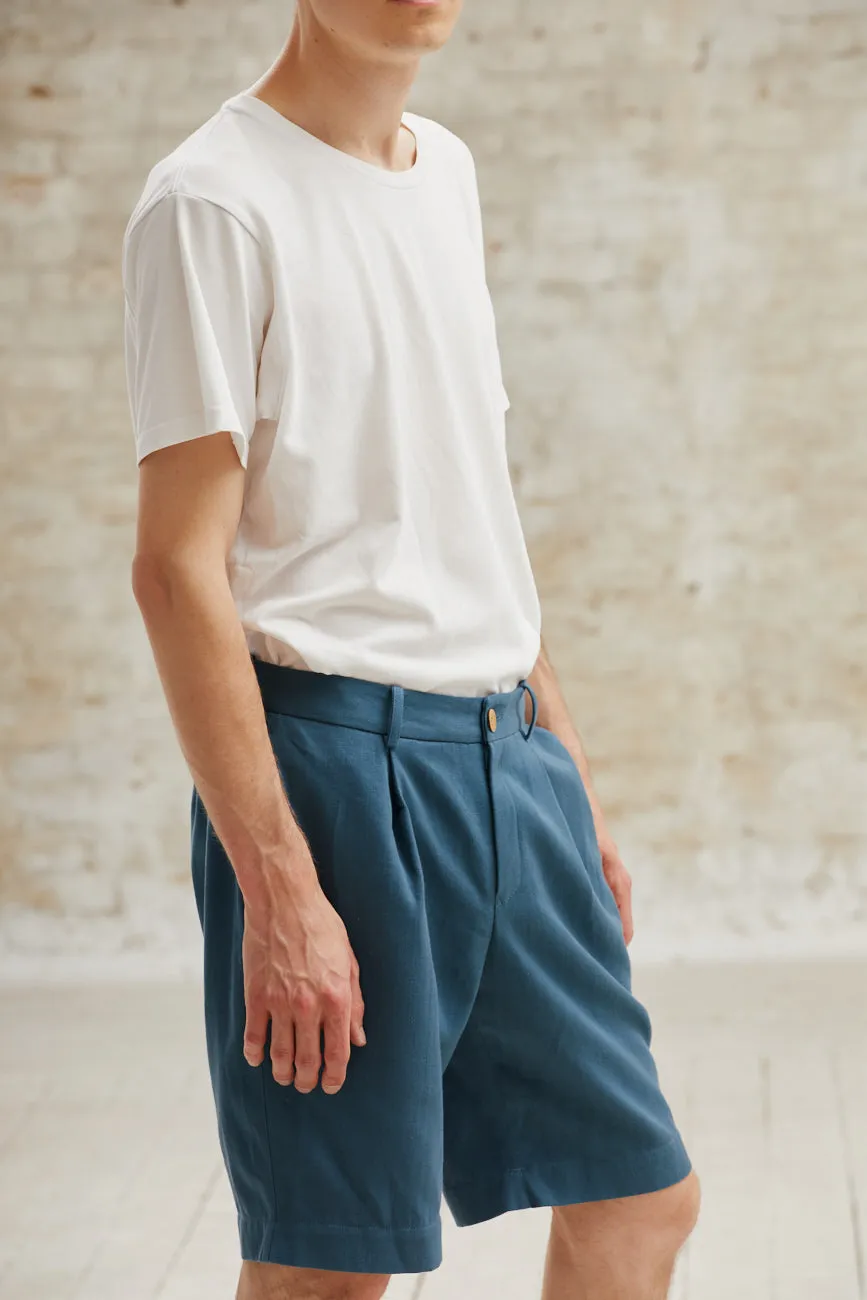 Jyoti Neem shorts cotone ocean