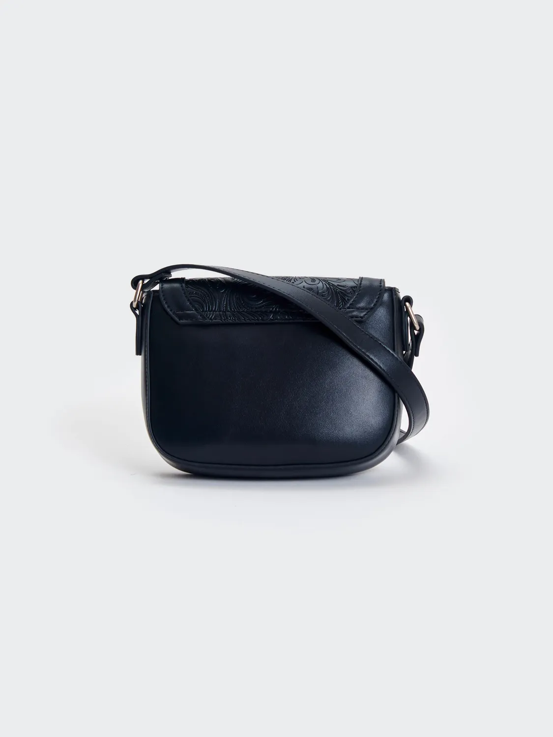 Vicolo Nomad Impressa Country borsa nera tracolla