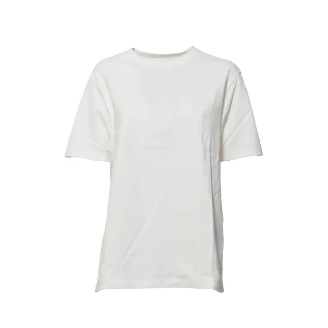 Jil Sander J40GC0142J20103 t-shirt panna donna cotone