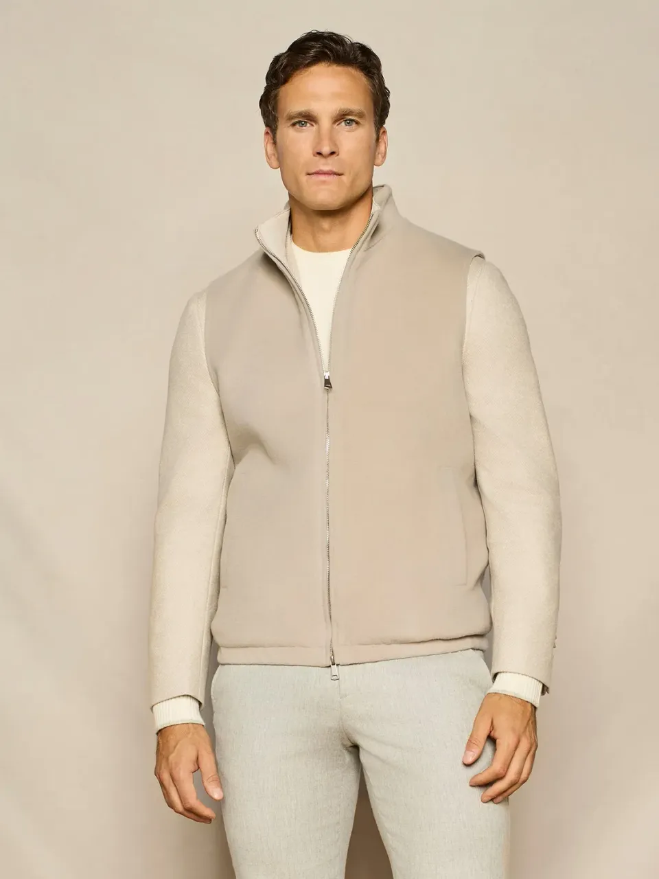 Paul Taylor smanicato reversibile velour burro