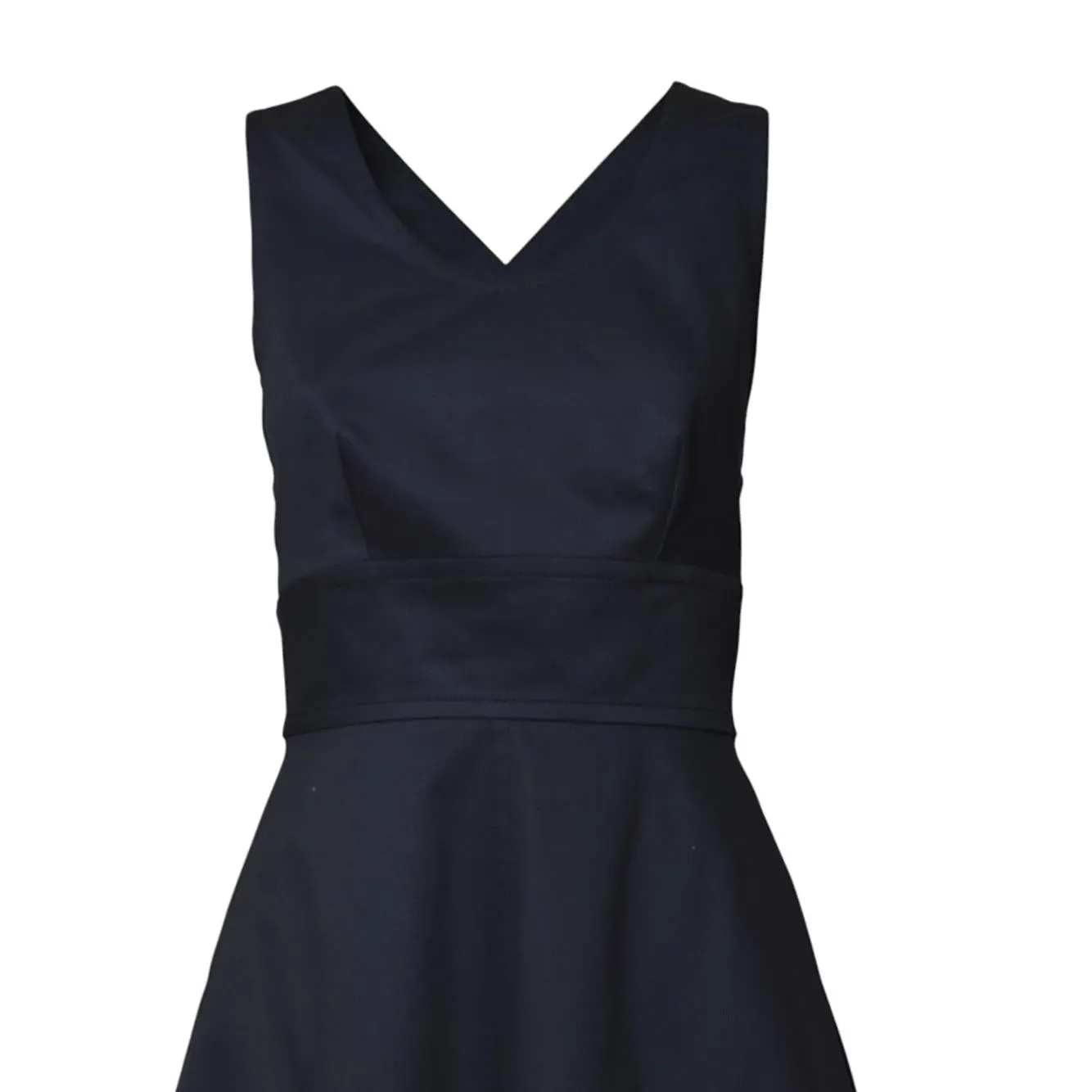 Aspesi Abito Midi 2938L107 Piquet Cotone Blu Notte