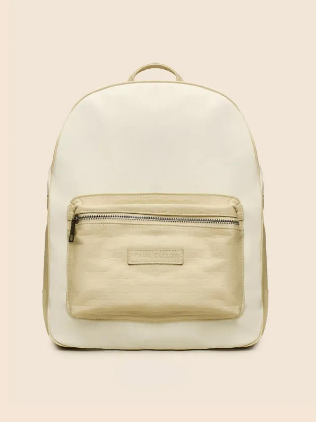 Paul Taylor zaino pelle off-white tecnico