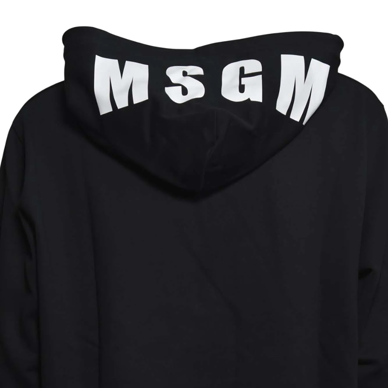 MSGM 2000MM535300000 felpa nera cotone taglia L