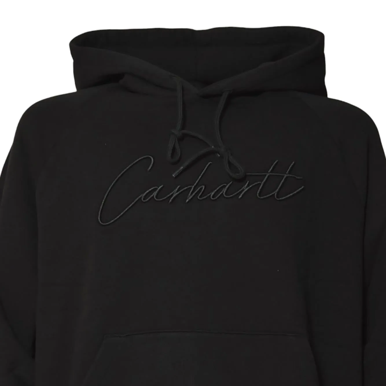 Carhartt Wip I035640 felpa cappuccio nera cotone