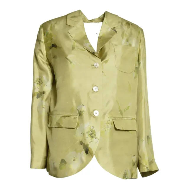 Room52 T932TRF97 Charlotte giacca seta verde acido