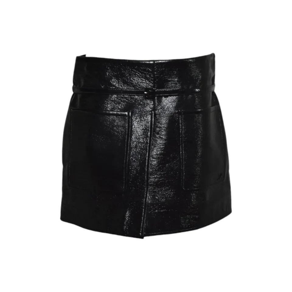 Courregès 226CJU368VY0014 gonna vinyl nera tasche