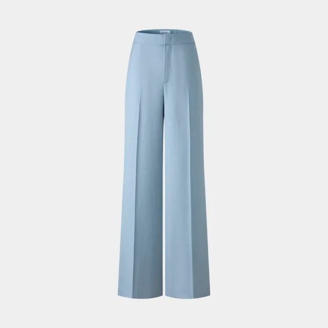 Ports SS26 pantaloni palazzo azzurri endless sky
