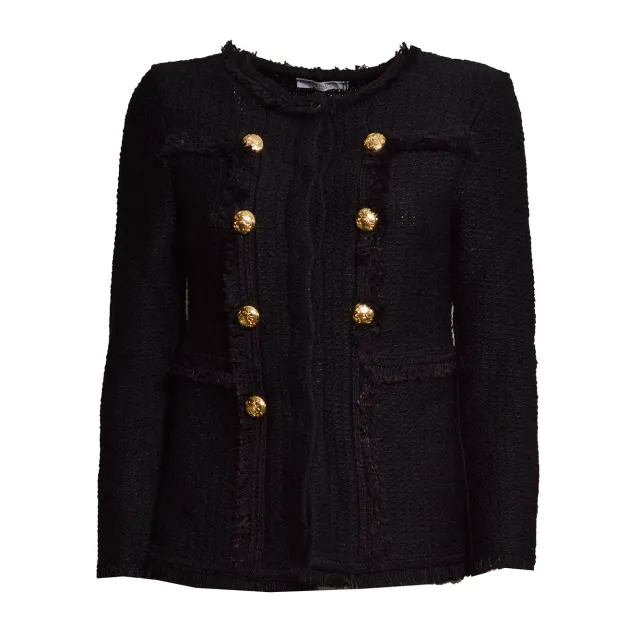 Charlott 809700 Giacca Donna Nera 100% Lana