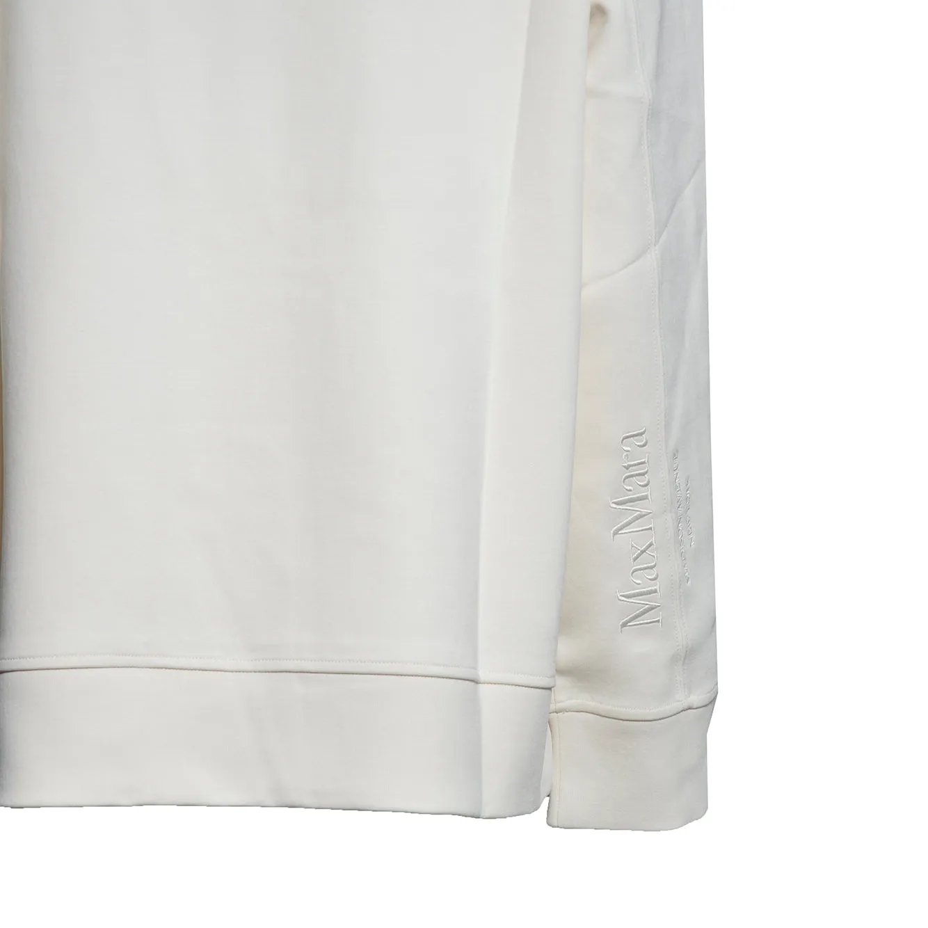 S Max Mara Buona felpa cotone panna 2629926031600