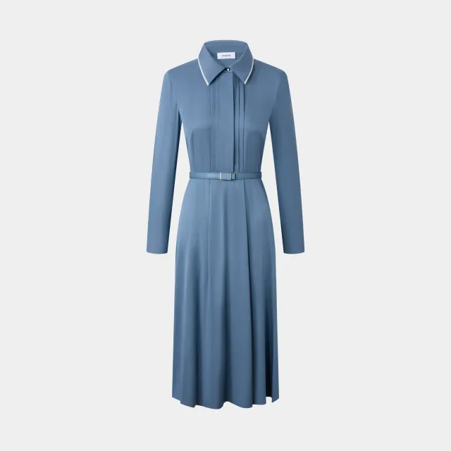 PORTS Bluestone Color abito camicia blu Bluestone