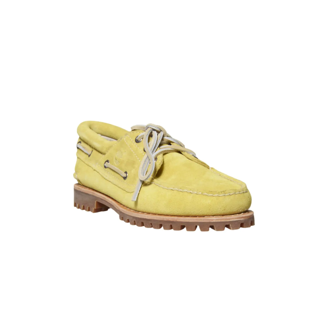 Timberland TB0A2GNVENT1 mocassini uomo gialli pelle scamosciata