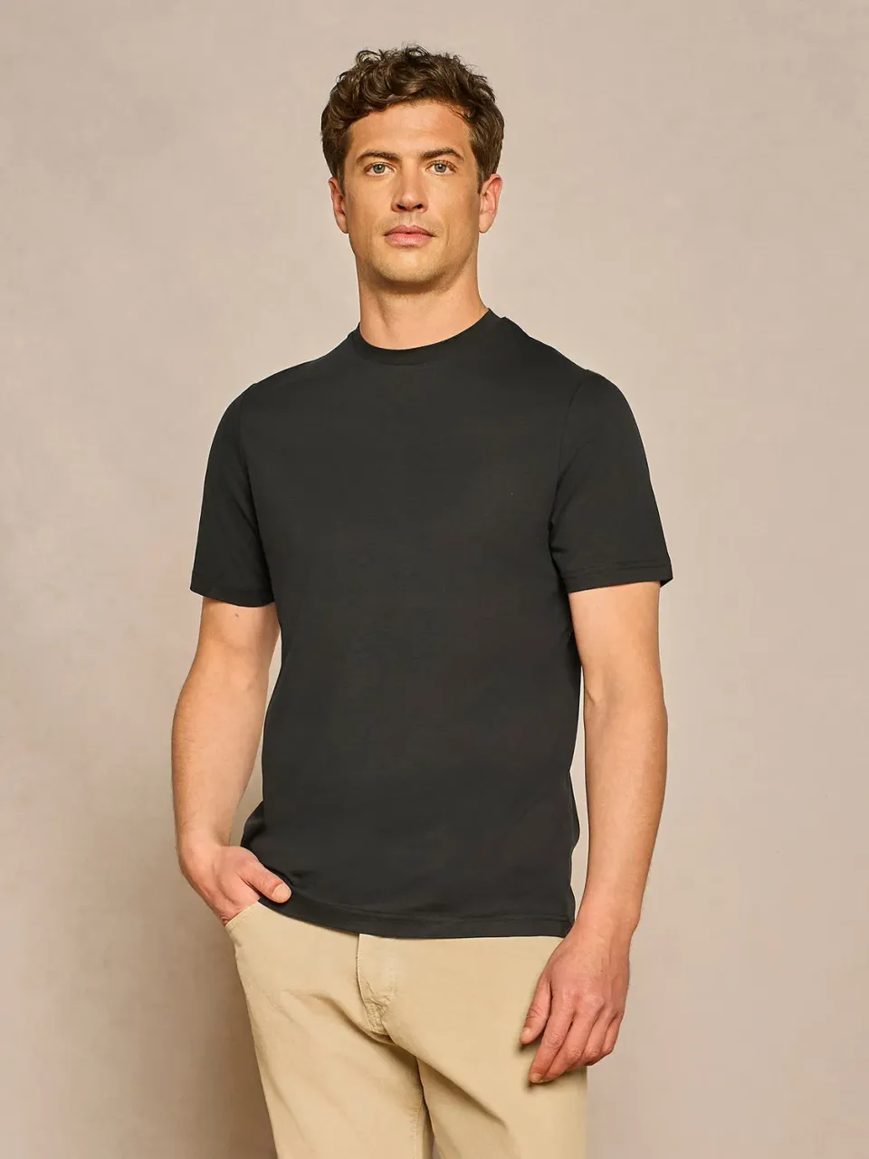 Paul Taylor T-shirt Ultralight Jersey Nera fluid regular fit