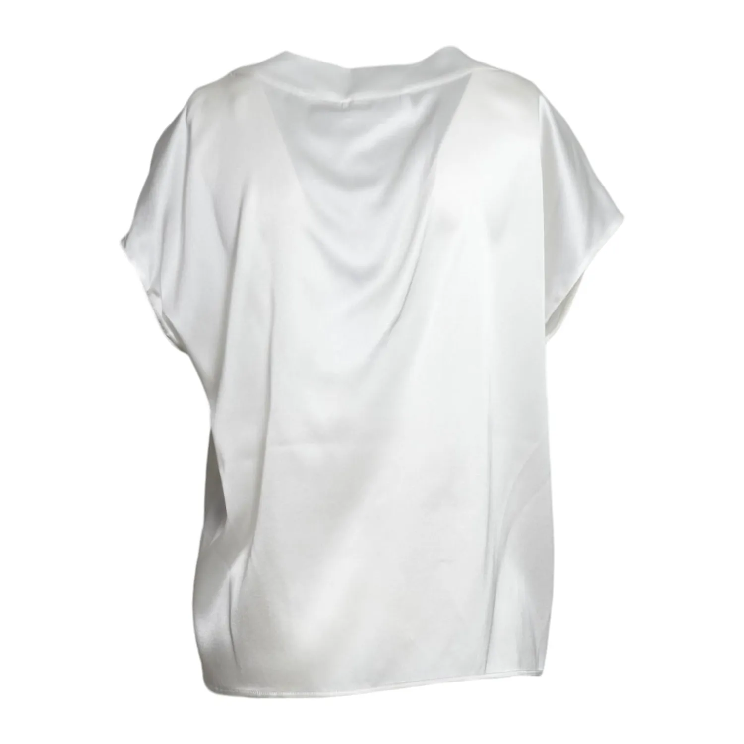 Solotre M1AB0091ABU021 t-shirt donna panna seta