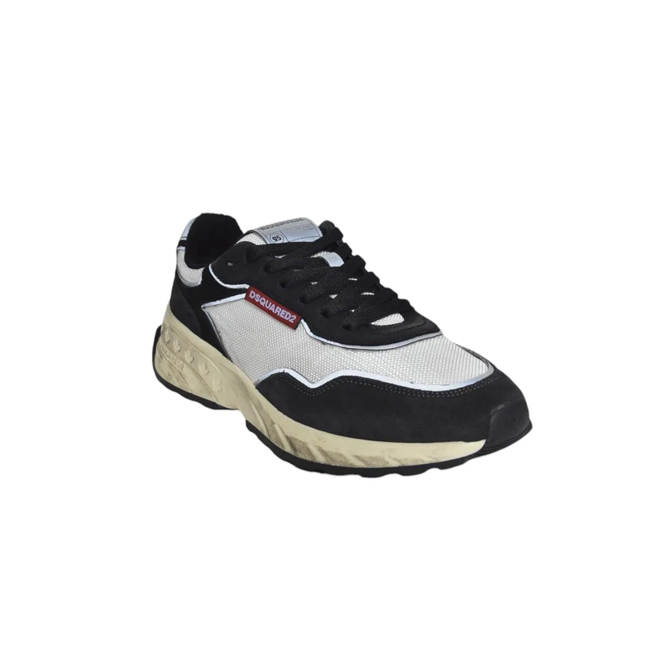 Dsquared2 SNM040023808186 Sprinter Sneakers Pelle Nera 40