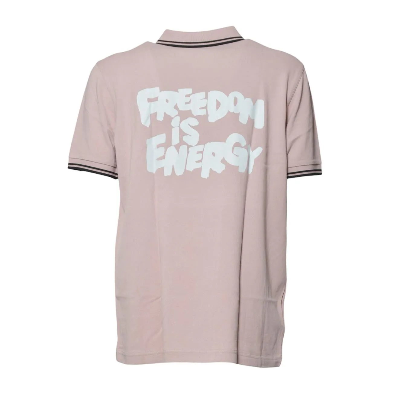 Comme des Garçons Shirt FOT501S25 polo uomo rosa righe